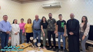 استمرار الزيارات الرعوية لأهالي بلدة القوش