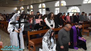 رتبة درب الصليب المقدس للجمعة الرابعة في كنيسة مار قرداغ – القوش