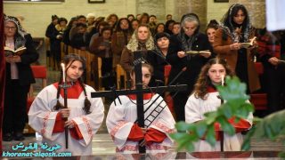 مراسيم درب الصليب المقدس للجمعة الرابعة في كنائس القوش