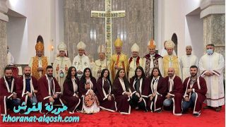 البطريرك ساكو برفقة الاساقفة يزورون ابرشية دهوك