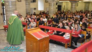 كنيسة القوش تحتفل بقداس الهي بمناسبة عيد التجلي