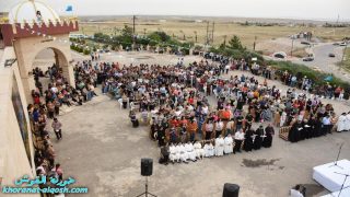 صلاة الوردية وامسية تراتيل وتأملات للمرنم نزار فارس في دير السيدة ببلدة القوش