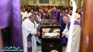 في ذكرى مأساة الجلجثة، كنيسة القوش تحيي مراسيم الجمعة العظيمة