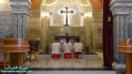 في القوش، الجمعة الاولى لرتبة درب الصليب في كنيسة مار كوركيس