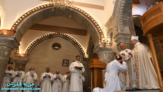 أبرشية القوش الكلدانية تحتفل برسامة شماسية إنجيلية جديدة