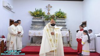 تلاميذ المدارس يحتفلون بقيامة الرب في قداس مخصص لهم في القوش