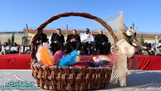 كنيسة القوش تقيم احتفال “نقر البيض الملون” بمناسبة عيد القيامة المجيد