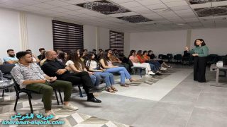 محاضرة لأعضاء لقاء الشباب الجامعي بعنوان “معا لنحفز ذاتنا”