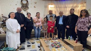 اللجنة الرعوية تزور عوائل القوش