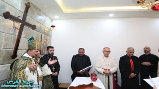 إفتتاح وتكريس كابيلا مقبرة الرهبان الكلدان، وحدائق التطويبات، ودار مريم العذراء لرعاية المسنين في القوش