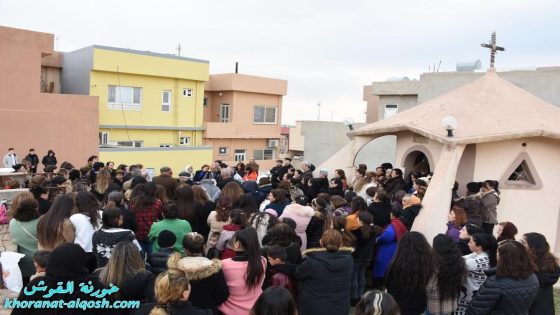 صلوات و زوياح بمناسبة تذكار مار يوحنا المعمدان في بلدة القوش