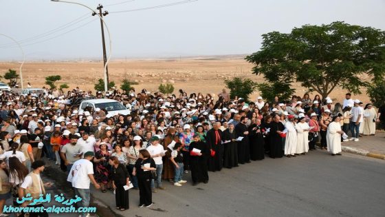 انطلاق حج العنصرة في ألقوش بمشاركة واسعة من المسيحيين والمتطوعين الفرنسيين