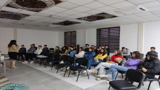 محاضرة عن تجارب يسوع لأعضاء لقاء المرحلتين المتوسطة والاعدادية في القوش