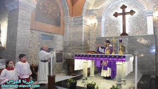 قداس اليوم الثالث من صوم الباعوثة في كنيسة القوش 2024