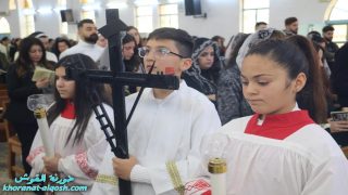 الجمعة السادسة لرتبة درب الصليب في كنيسة مار قرداغ في القوش