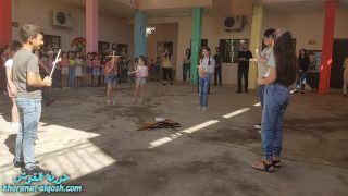 بمناسبة عيد الصليب المقدس، احتفالية لتلاميذ التعليم المسيحي في القوش