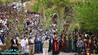 بمشاركة الآلاف من ابنائها ومحبيها، القوش تحيي مسيرة عيد السعانين