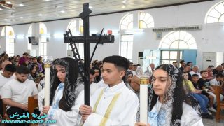 رتبة درب الصليب المقدس للجمعة الخامسة في كنيسة مار قرداغ – القوش