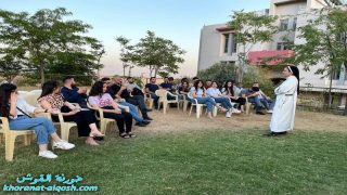 محاضرة بعنوان “الجسد والروح، وحدة ام ازدواجية” لأعضاء لقاء الشباب الجامعي- القوش