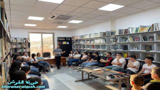 محاضرة لأعضاء لقاء الشباب للمرحلة المتوسطة والاعدادية في القوش