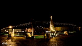 بالصور … تكريس وانارة مغارة وشجرة الميلاد من قبل كنيسة القوش