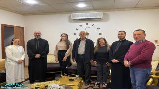 اللجنة الرعوية تزور عوائل بلدة القوش