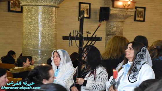 مراسيم درب الصليب المقدس للجمعة الثانية في كنائس القوش