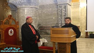 رياضة روحية فصحية بمناسبة الاسبوع المقدس في كنيسة القوش