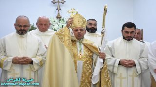 القداس الأول للمطران مار بولس ثابت بعد تنصيبه اسقفاً اصيلاً لأبرشية القوش الكلدانية