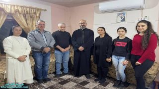 استمرار الزيارات الرعوية لأهالي بلدة القوش