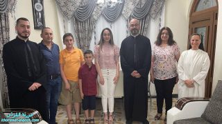 اللجنة الرعوية تواصل الزيارات الاسبوعية لأهالي بلدة القوش