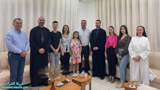 اللجنة الرعوية تستأنف زياراتها لعوائل بلدة القوش