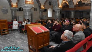 بمناسبة اسبوع الالآم والقيامة، رياضة روحية فصحية في كنيسة القوش