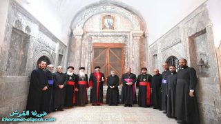 استقبال قداسة البطريرك مار كيوركيس الثالث يونان في ابرشية القوش الكلدانية