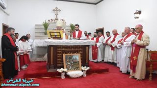 كنيسة القوش تحتفل بقداس و زوياح عيد القديس الشهيد مار قرداغ 2023