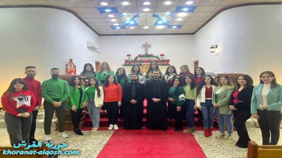 قداس و افتتاح المعرض الفني لتلاميذ التعليم المسيحي في القوش