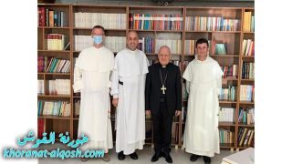 البطريرك ساكو يزور دير الآباء الدومنيكان في عينكاوة