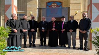 راعي ابرشية القوش يجتمع مع كهنة الابرشية