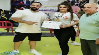 للمرة الثالثة، الشابة الالقوشية دينا فؤاد تحصل على المركز الاول في القوة البدنية